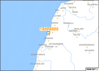 map of Tampaore