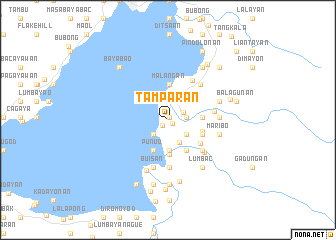 map of Tamparan