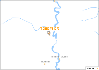 map of Tampelas