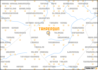 map of Tampèroun