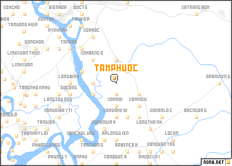 map of Tam Phước