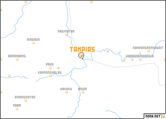 map of Tampias