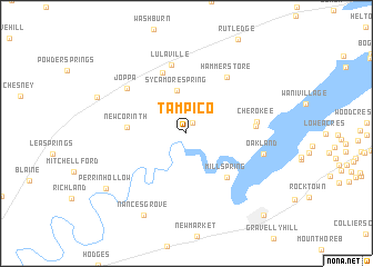 map of Tampico