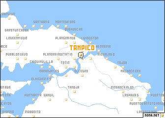 map of Tampico