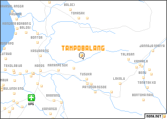 map of Tampobalang