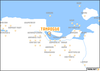 map of Tampogde