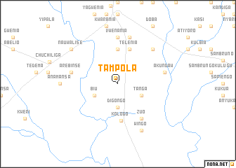 map of Tampola