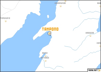 map of Tampono