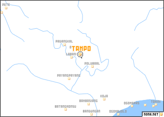 map of Tampo