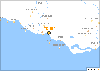 map of Tampo