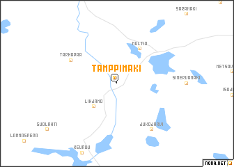 map of Tamppimäki