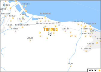 map of Tampug