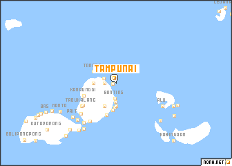 map of Tampunai