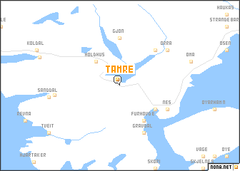 map of Tamre