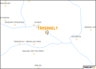 map of Tamsahelt