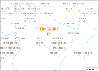 map of Tamsaout