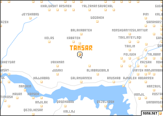 map of Tamsar