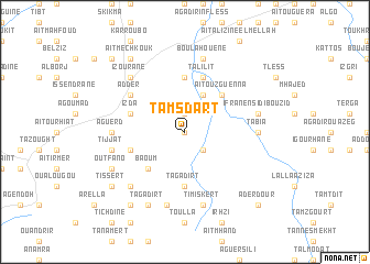 map of Tamsdart