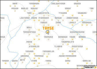 map of Tamsé