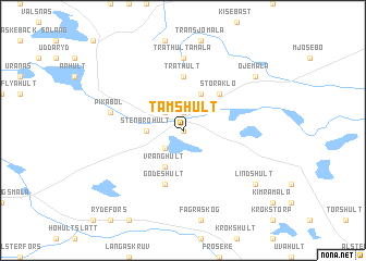 map of Tämshult