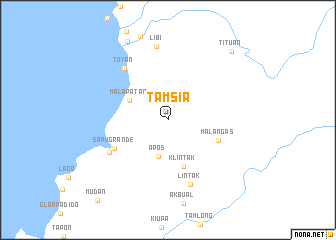 map of Tamsia