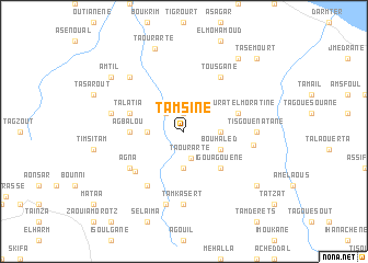 map of Tamsine