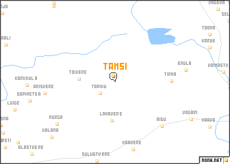 map of Tamsi