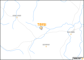 map of Tāmsi