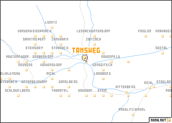 map of Tamsweg