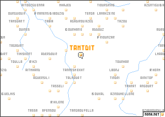 map of Tamtdit