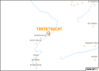 map of Tamtetoucht