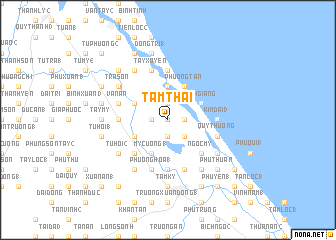 map of Tam Thái