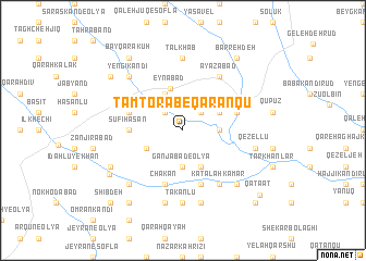 map of Tamtorāb-e Qarānqū
