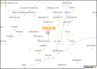 map of Tamuca