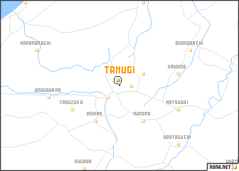 map of Tamugi