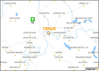 map of Tamuín