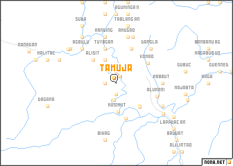 map of Tamuja