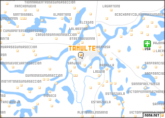 map of Tamulté
