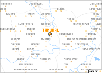 map of Tamunal