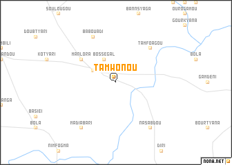 map of Tamwonou