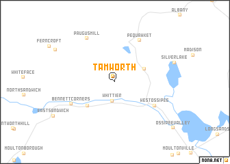 map of Tamworth