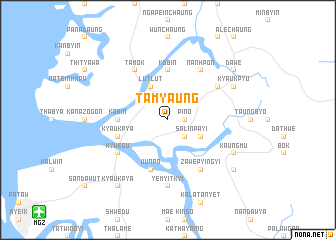 map of Tamyaung