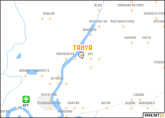 map of Tamya