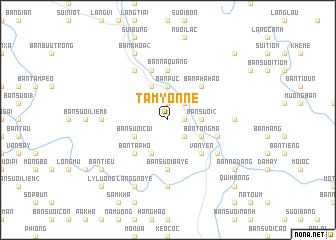 map of Tam Yonne