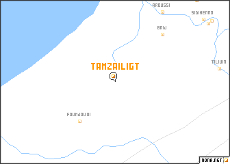 map of Tamzaïligt