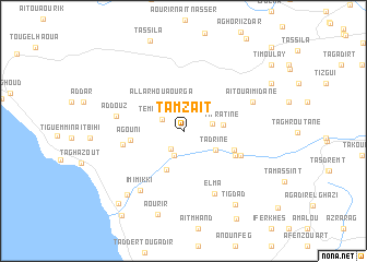 map of Tamzaït