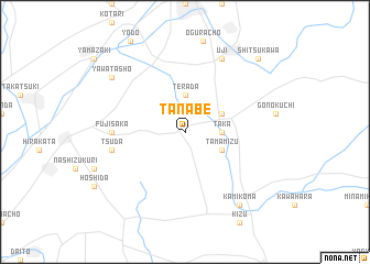 map of Tanabe
