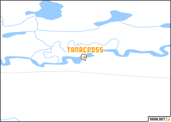 map of Tanacross