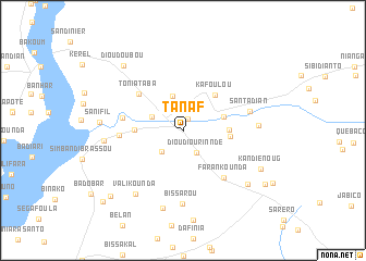 map of Tanaf