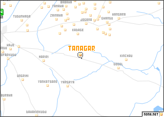 map of Tanagar